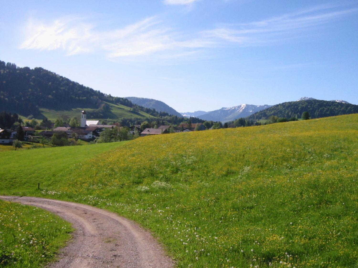 Ferienwohnungen Pension Sonnblick Krumbach  Exteriör bild